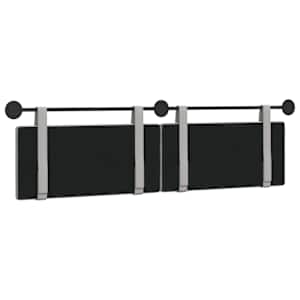 Závěsná čelní deska Oblačno šedá 190 x 55 x 5 cm textil - obrázek 7