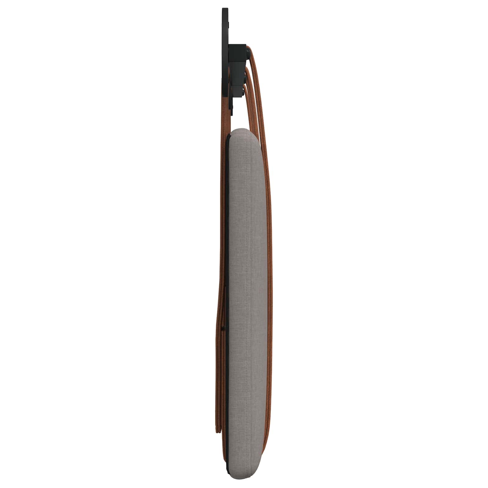 Závěsná čelní deska Nástěnný Taupe 190 x 55 x 5 cm Antický PU - obrázek 6