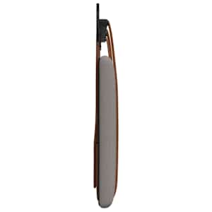 Závěsná čelní deska Nástěnný Taupe 190 x 55 x 5 cm Antický PU - obrázek 6