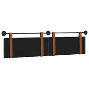 Závěsná čelní deska Světle šedá 210 x 55 x 5 cm Antický PU - obrázek 7