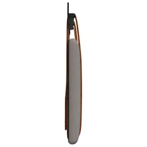 Závěsná čelní deska Nástěnný Taupe 210 x 55 x 5 cm Antický PU - obrázek 6
