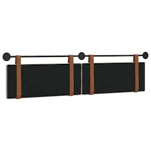 Závěsná čelní deska Nástěnný Krémová 210 x 55 x 5 cm Antický PU - obrázek 7