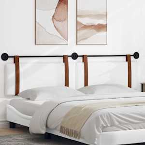 Viseče vzglavje postelje Bela Antikni PU