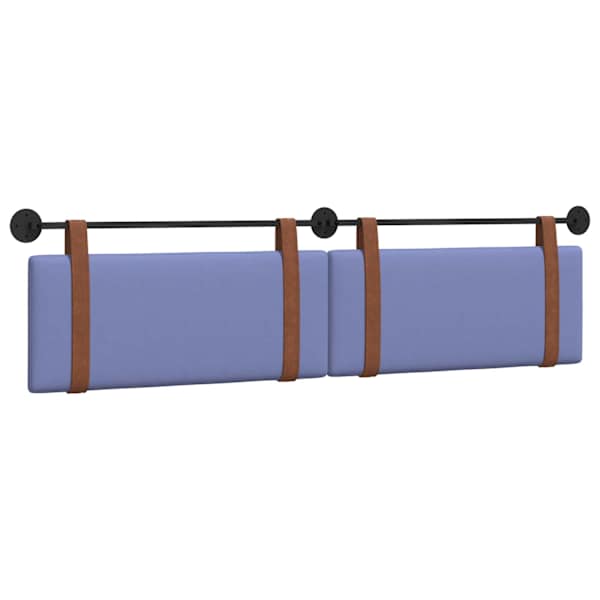 vidaXL Rippuv voodipeats Jeans sinine Antiik PU