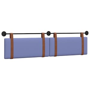Závěsná čelní deska Modrá džínovina 210 x 55 x 5 cm Antický PU - obrázek 2