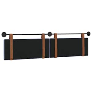 Závěsná čelní deska Modrá džínovina 210 x 55 x 5 cm Antický PU - obrázek 7