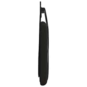 Závěsná čelní deska Nástěnný Černý 80 cm Umělá kůže - obrázek 6