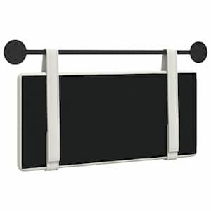 Závěsná čelní deska Nástěnný Bílý 80 cm Umělá kůže - obrázek 7