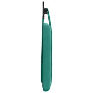 Závěsná čelní deska Nástěnný Tyrkysová 100 x 55 x 5 cm samet - obrázek 6