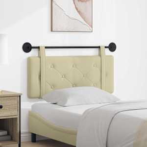 Viseče vzglavje postelje krema Umetno usnje