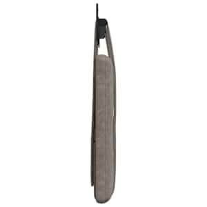 Závěsná čelní deska Nástěnný Šedý 130 x 55 x 5 cm Antický PU - obrázek 6