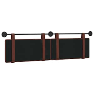 Závěsná čelní deska Lesklá hnědá 170 x 55 x 5 cm Antický PU - obrázek 7
