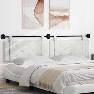 Viseče vzglavje postelje Bela Umetno usnje