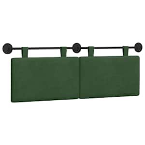 Závěsné čelo postele Jungle Green Žebrovaná látka - obrázek 2