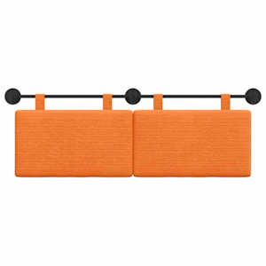 Závěsné čelo postele Oranžová Žebrovaná látka - obrázek 5
