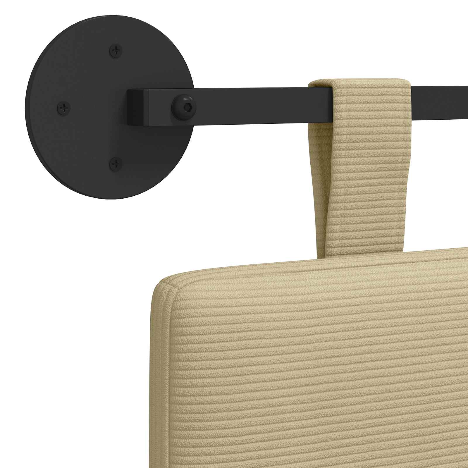 Rippuv Peatoe Hele roheline hall 190 x 55 x 5 cm Korter kangas 9 Kõik vajalik sinu aeda ja koju! Rippuv Peatoe Hele roheline hall 190 x 55 x 5 cm Korter kangas - Image 9