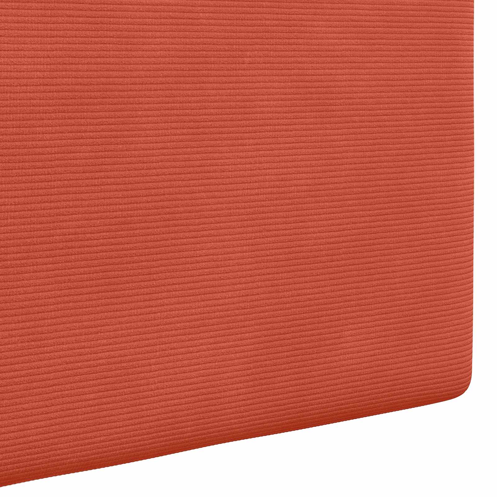 vidaXL Hängevorderseite Uni Rot-Orange 210 x 55 x 5 cm Cordstoff – Bild 8