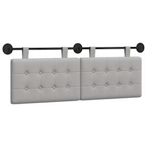Závěsná čelní deska Oblačno šedá 150 x 55 x 5 cm textil - obrázek 2