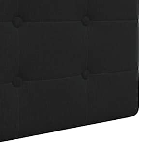 Závěsná čelní deska Nástěnný Černý 190 x 55 x 5 cm textil - obrázek 8
