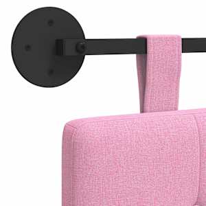 Závěsné čelo postele Růžová Textil - obrázek 9