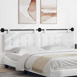 Viseče vzglavje postelje Bela blago