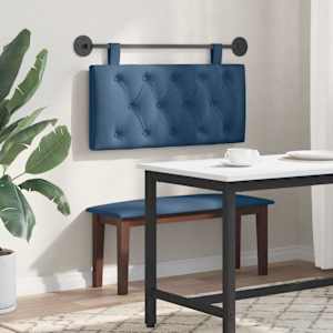 Závěsné čelo postele Modrá Textil - obrázek 4