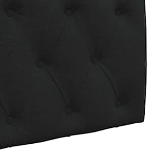 Závěsné čelo postele Černá Textil - obrázek 8