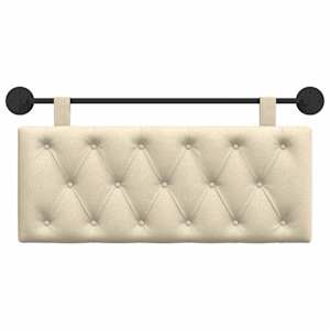 Závěsné čelo postele Krémová Textil - obrázek 5