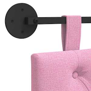 Závěsné čelo postele Růžová Textil - obrázek 9