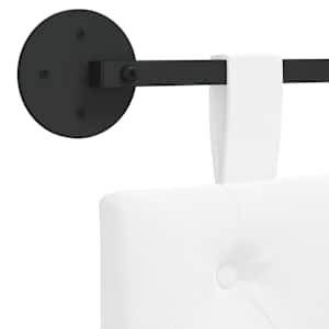 Závěsné čelo postele Bílá Textil - obrázek 9