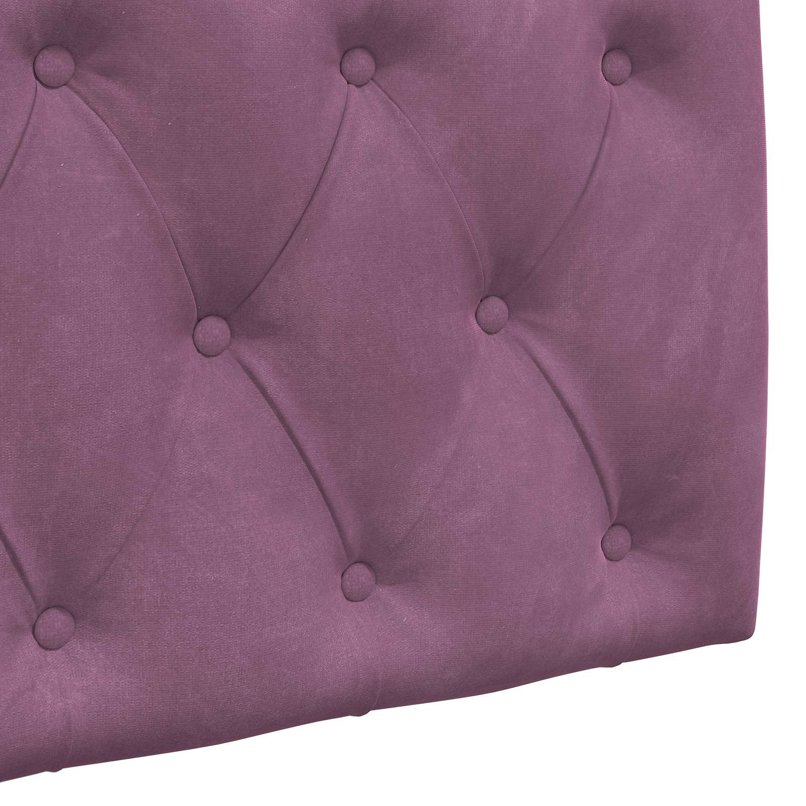 vidaXL Hängevorderseite Wandmontiert Lila 210 x 55 x 7 cm Samt – Bild 8