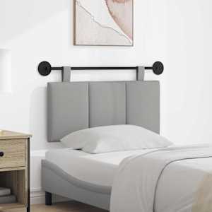 Viseče vzglavje postelje Oblačno siva Blago