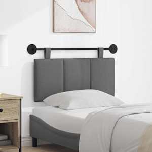 Viseče vzglavje postelje Temno siva Blago