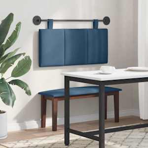 Závěsné čelo postele Modrá Textil - obrázek 4