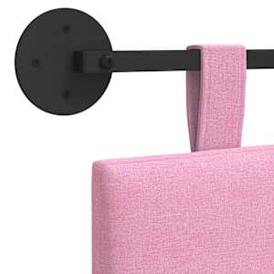 Závěsné čelo postele Růžová Textil - obrázek 9