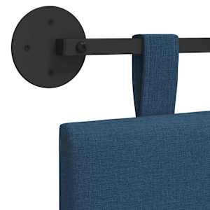 Závěsné čelo postele Modrá textil - obrázek 9