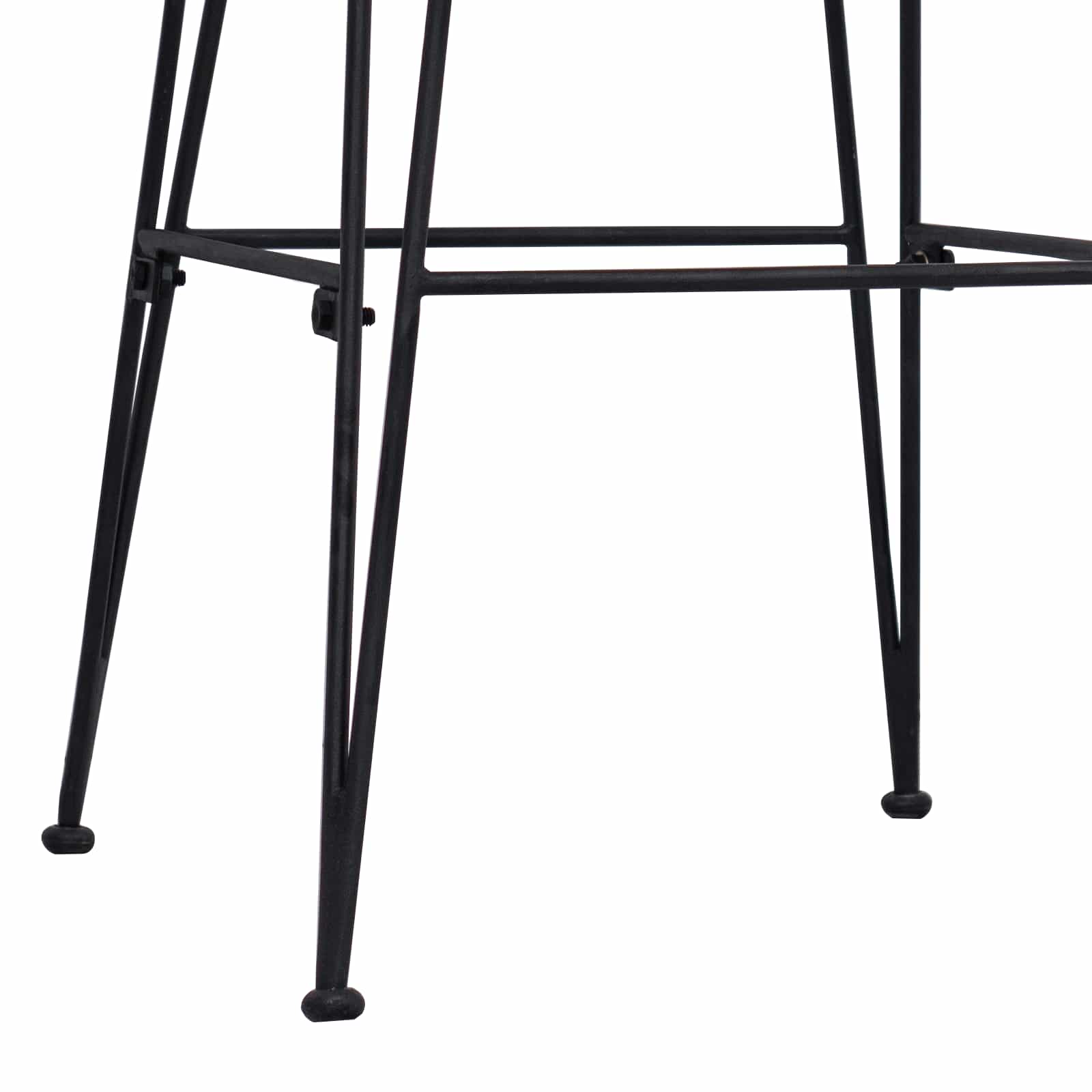 Jedilna stolica 2 pcs Naravna 41 x 55 x 85 cm Rattan in jeklo - slika 9