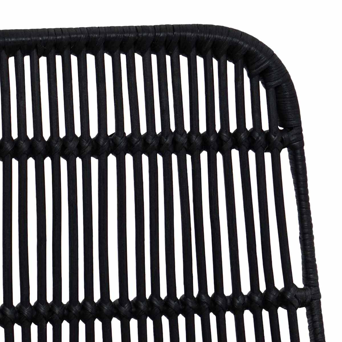 Spisestol 2 stk. Rattan og Stål 41 x 55 x 85 cm - Billede 8