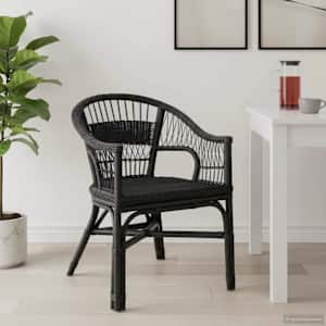 Zložljiva stolica Črna 60 x 60 x 81 cm Ratan