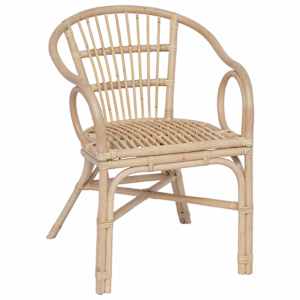 vidaXL Virna Tool Naturaalne 58 x 60 x 81 cm Rotang