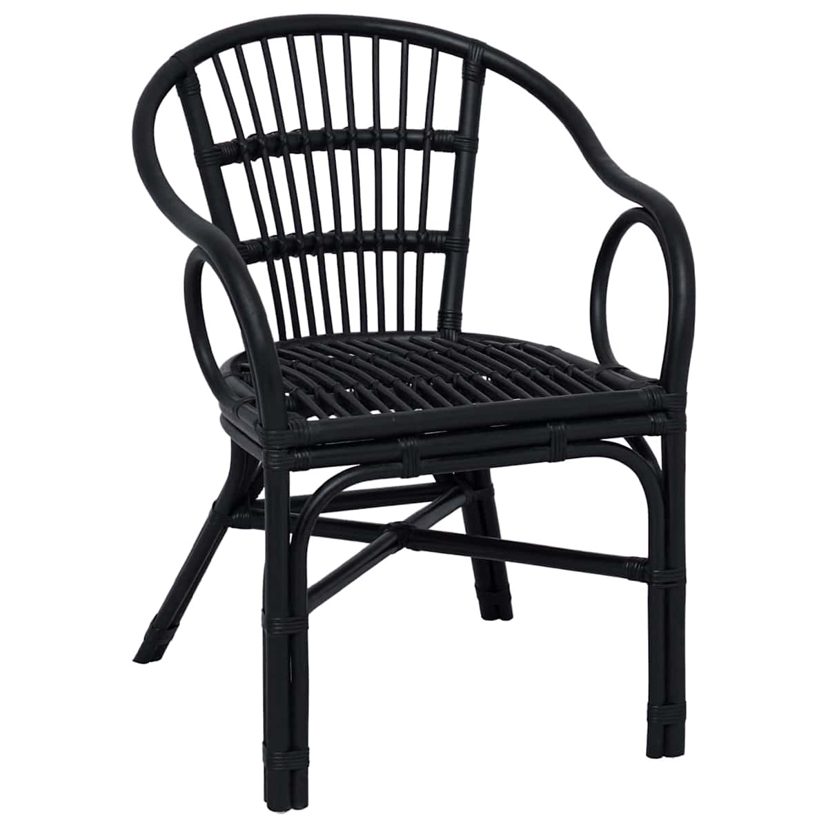 Staplestol 58 x 60 x 81 cm Rattan - Billede 2