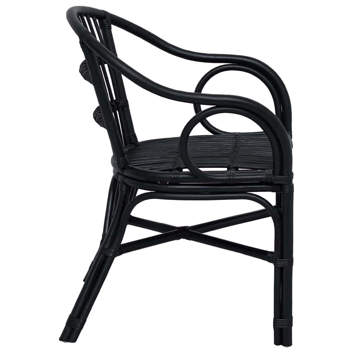 Staplestol 58 x 60 x 81 cm Rattan - Billede 5