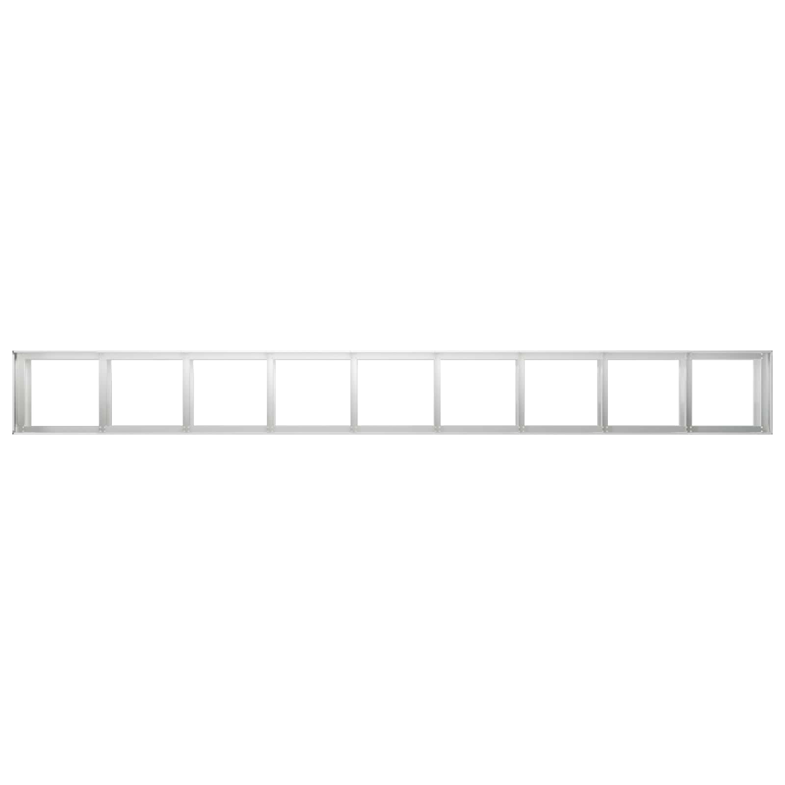 Plantenbak zilver 360 x 40 x 60 cm Gegalvaniseerd staal image 4