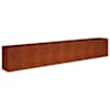 vidaXL Aia istutuspot Rooste 360 x 40 x 60 cm Ilmastikukindel teras