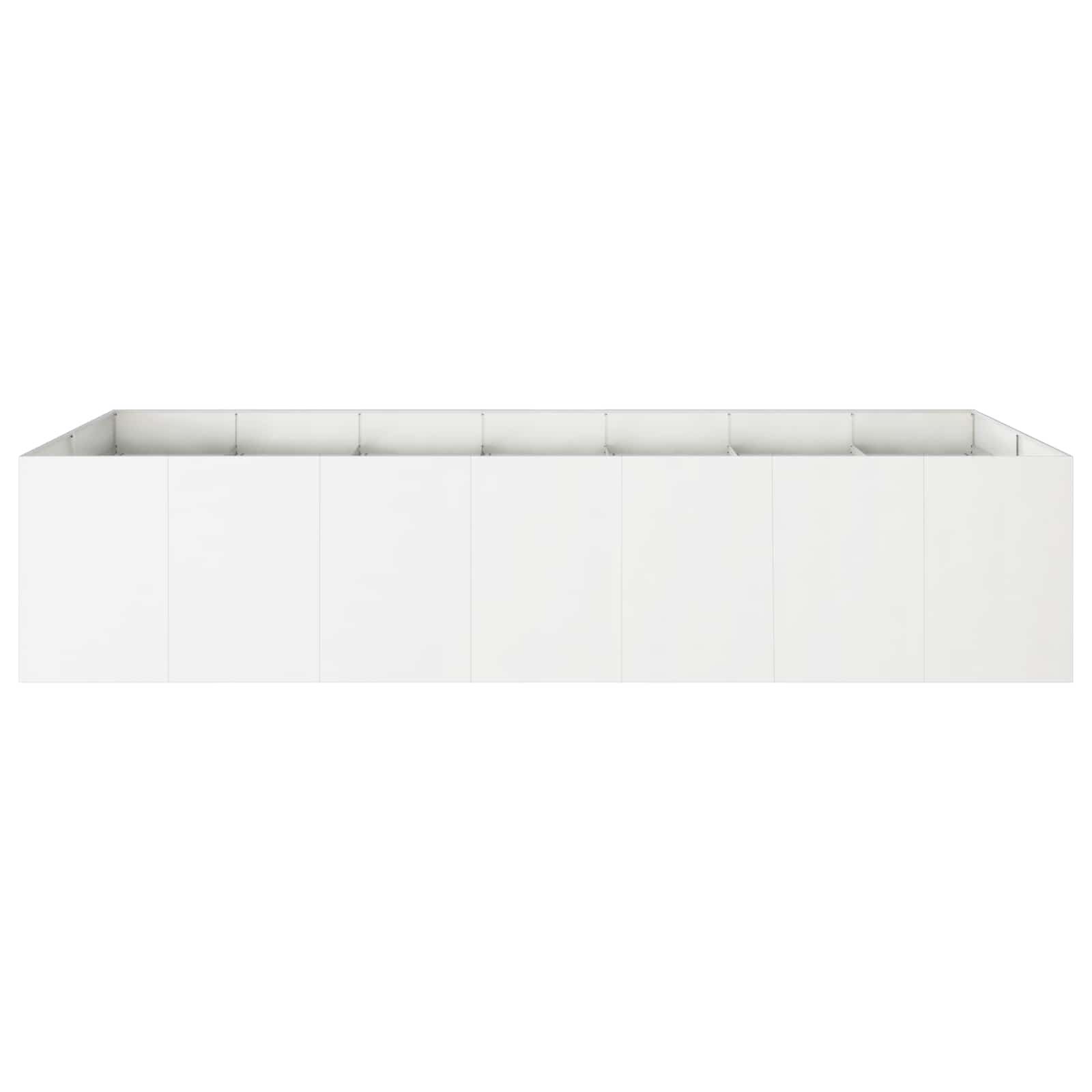 Plantenbak Wit 280 x 80 x 60 cm Koudgewalst staal image 3