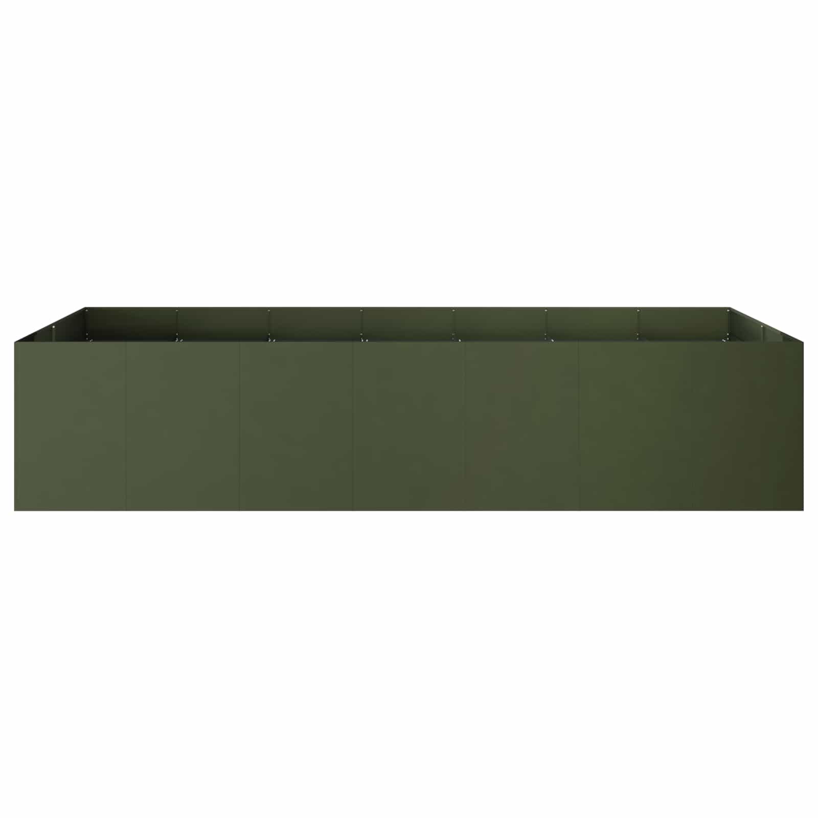 Plantenbak Olijfgroen 280 x 80 x 60 cm Koudgewalst staal image 3