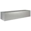 vidaXL Aia istutuspot H&otilde;bedane 280 x 80 x 60 cm Roostevaba teras