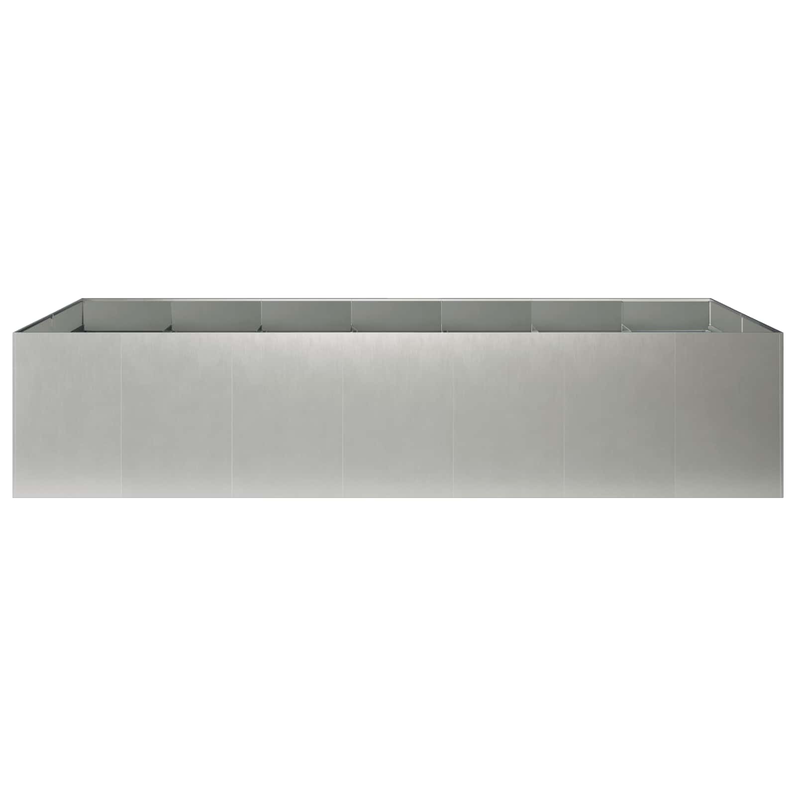 Plantenbak zilver 280 x 80 x 60 cm Roestvrij staal image 3