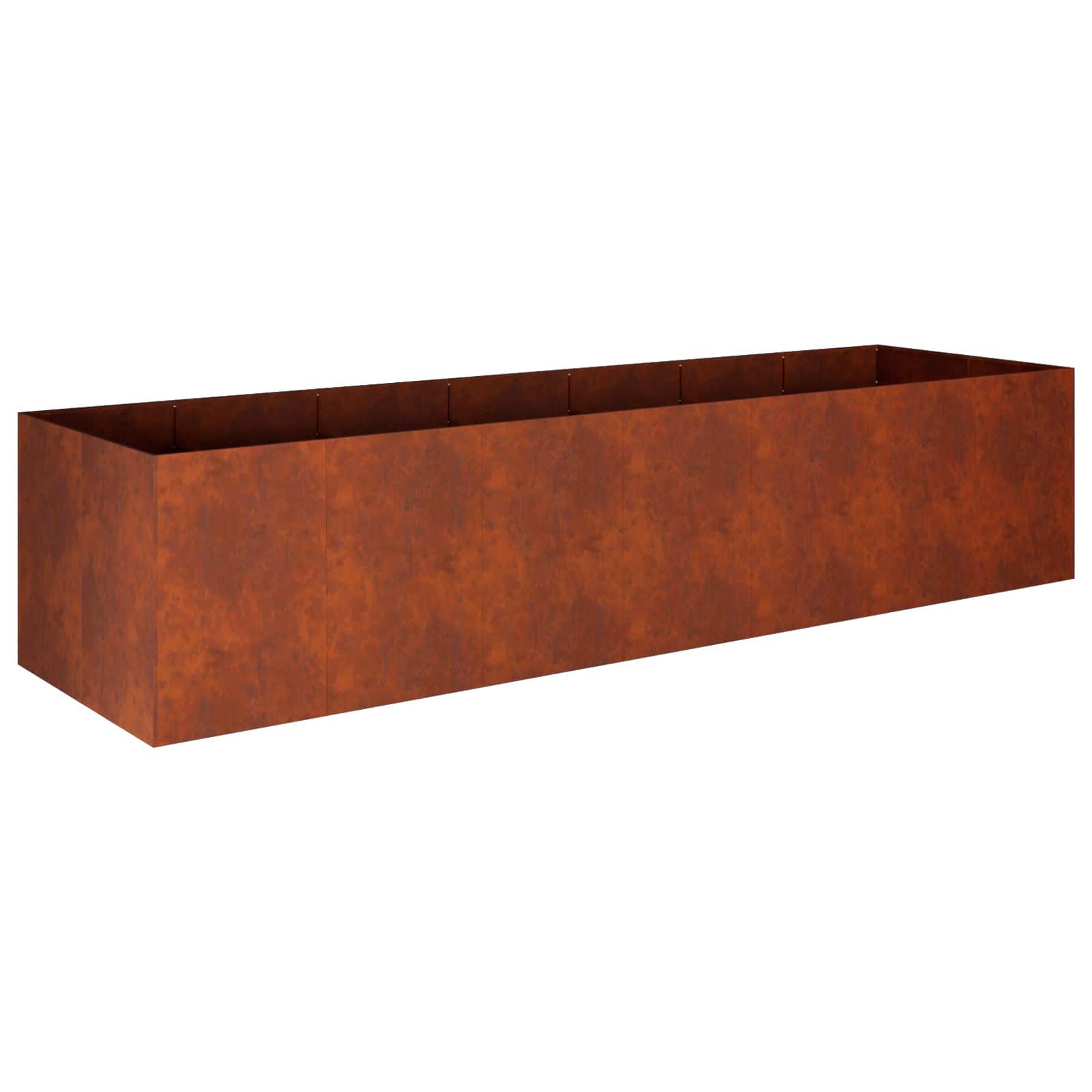 Plantenbak Roestkleurig 280 x 80 x 60 cm weervast staal image 2