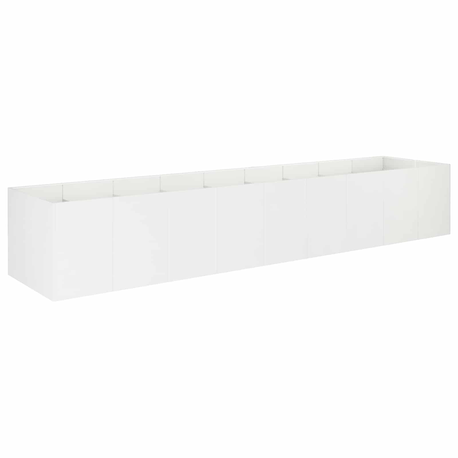 Plantenbak Wit 360 x 80 x 60 cm Koudgewalst staal image 2